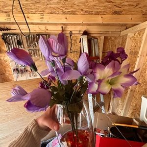 Fake flower arrangements, can be customized or randomized